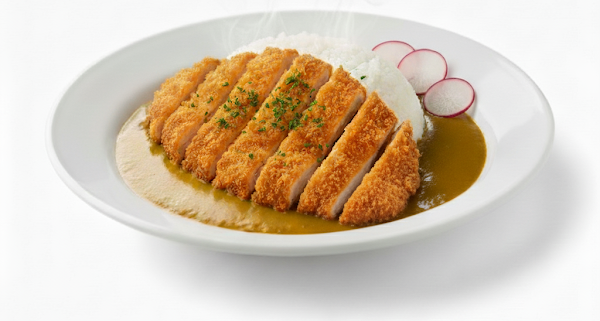 Spicy stir-fried noodles with vegetables and fried egg